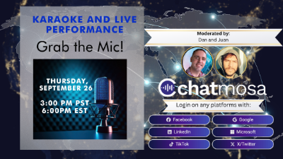 LIVE Karaoke/Open Mic!