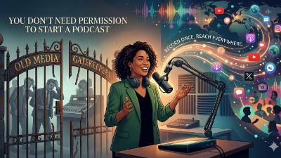 You Don't Need Permission to Start a Podcast
