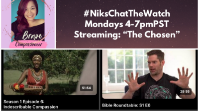 #NiksChatTheWatch Mondays 4-7pmPST: “The Chosen”